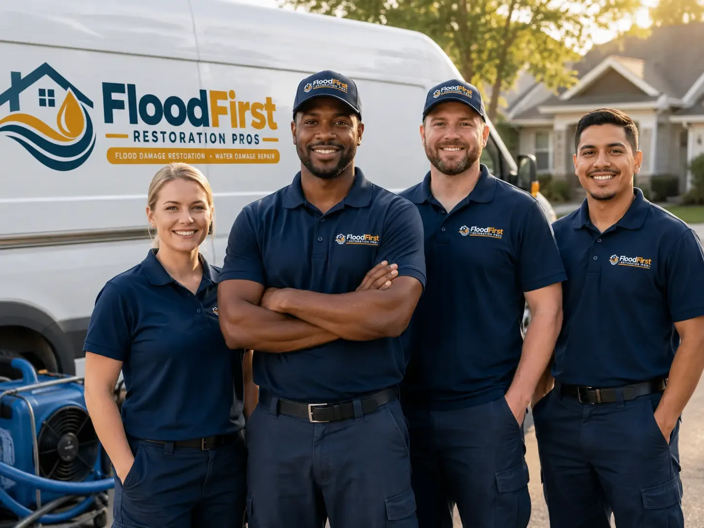 Flood Damage Restoration company in Leivasy, WV